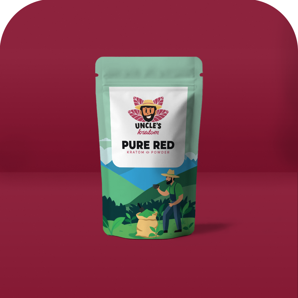Kratom pulver pure red