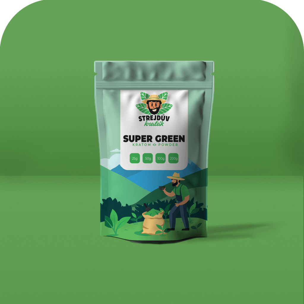 Super Green Kratom Premium Qualität reines Pulver aus Indonesien